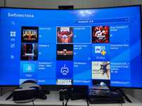 Playstation 4 pro + PS VR +aim controller+ 2 ps move + джойстик+ игры