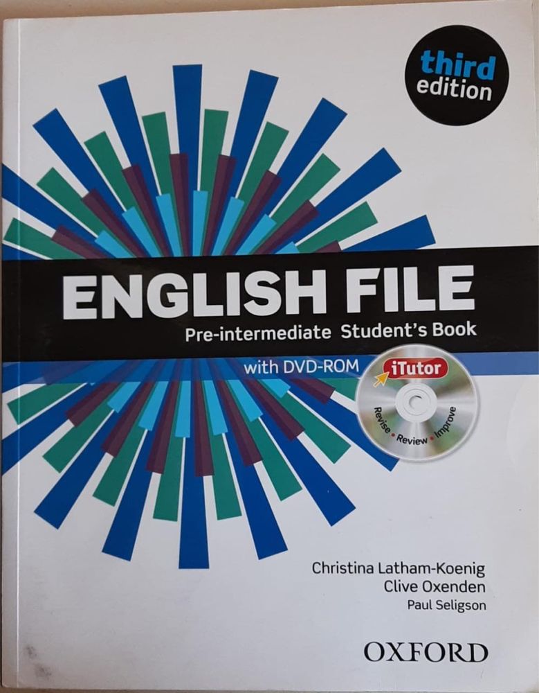 Продам книгу ENGLISH FILE (student book+workbook)