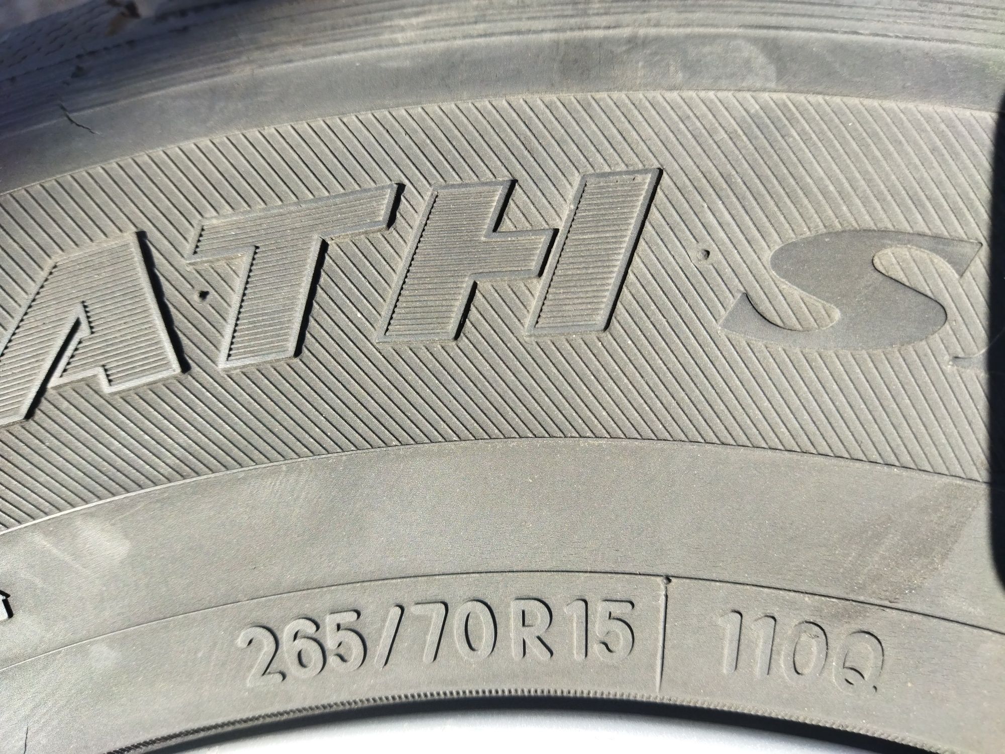 1 шина 265/70/15 тойо