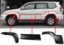 Накладки на кузов Toyota land cruiser Prado 120 lexus GX 470