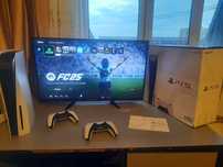 Playstation 5 Игрыми Фифа25, Мартол комбат11, Уфс4, Гта5 2 джостик