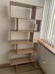 Стеллаж напольный , 73x25x175 см, бежевый