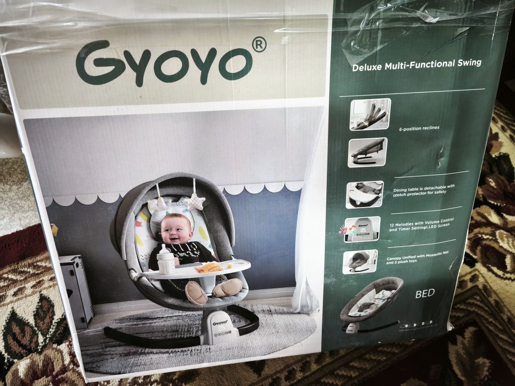 Продам детскую электро люльку