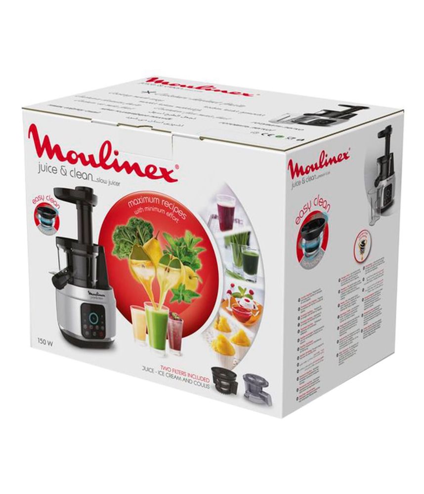 Соковыжималка прессовая Moulinex Juice & Clean ZU-420E10