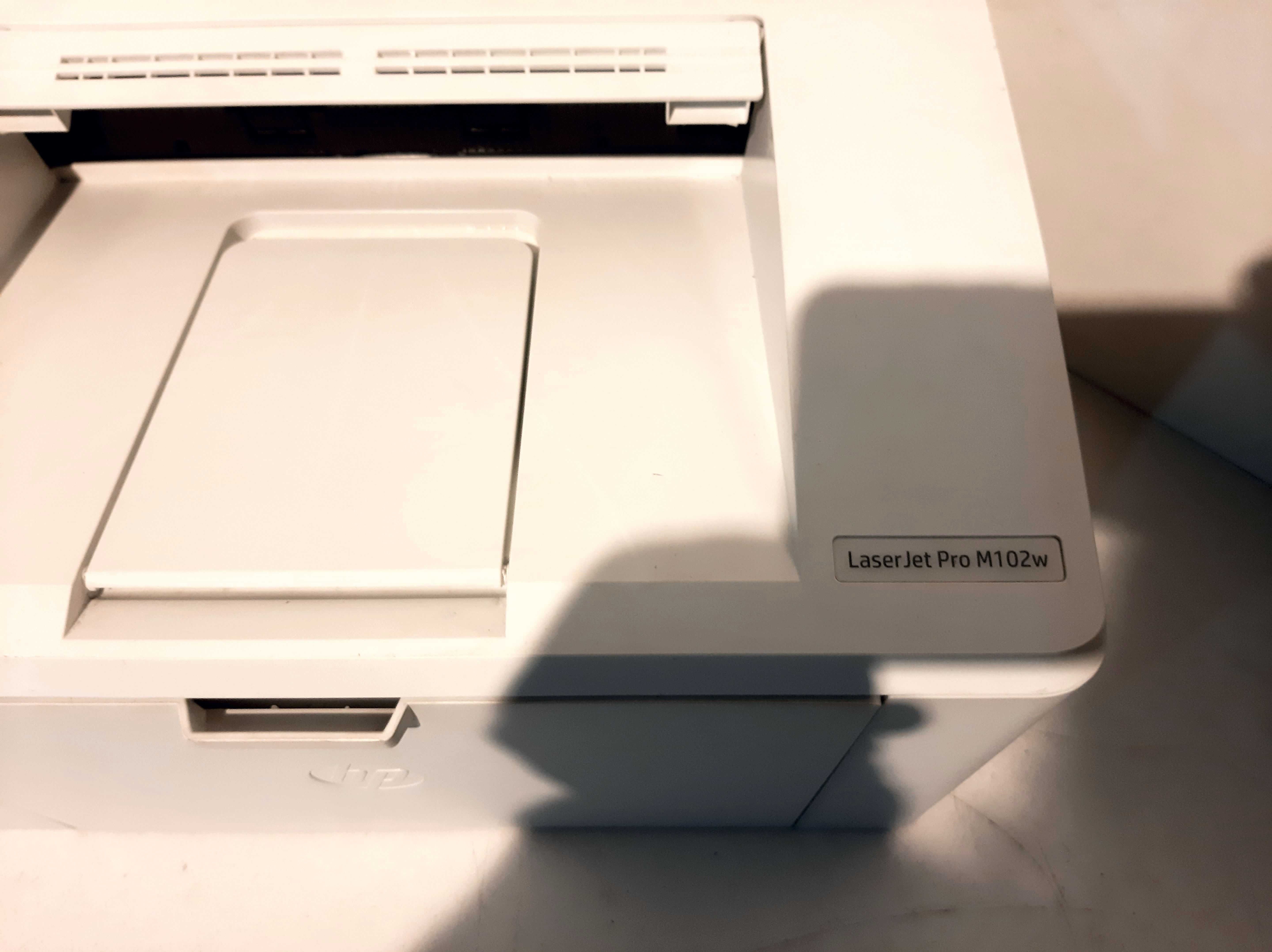 Принтер лазерный HP LaserJet Pro M102w, ч/б, A4, белый, WIFI