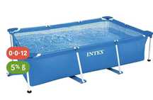 Бассейн каркасный Intex 220×150×60см