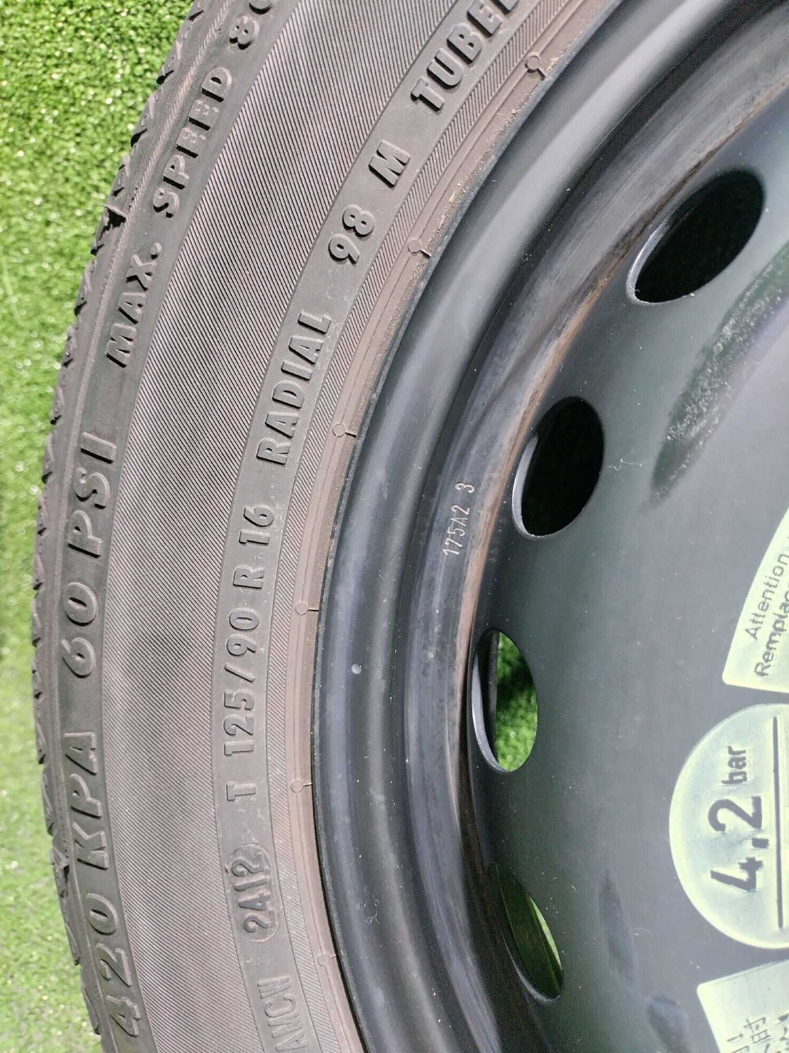Продам Запасное колесо докатка Mercedes C Class W 204 125 / 90 R16