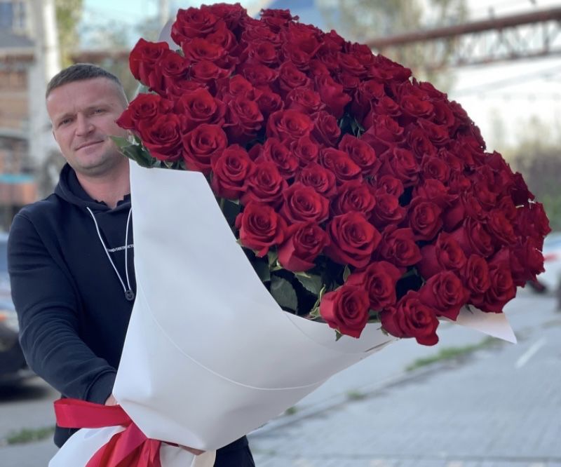 101 роза импортная