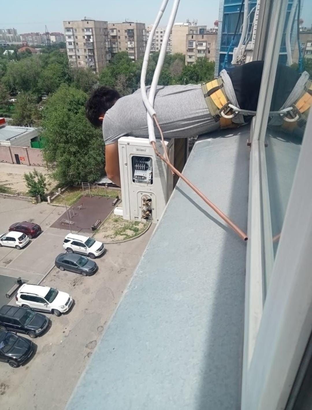 Установка кондиционера