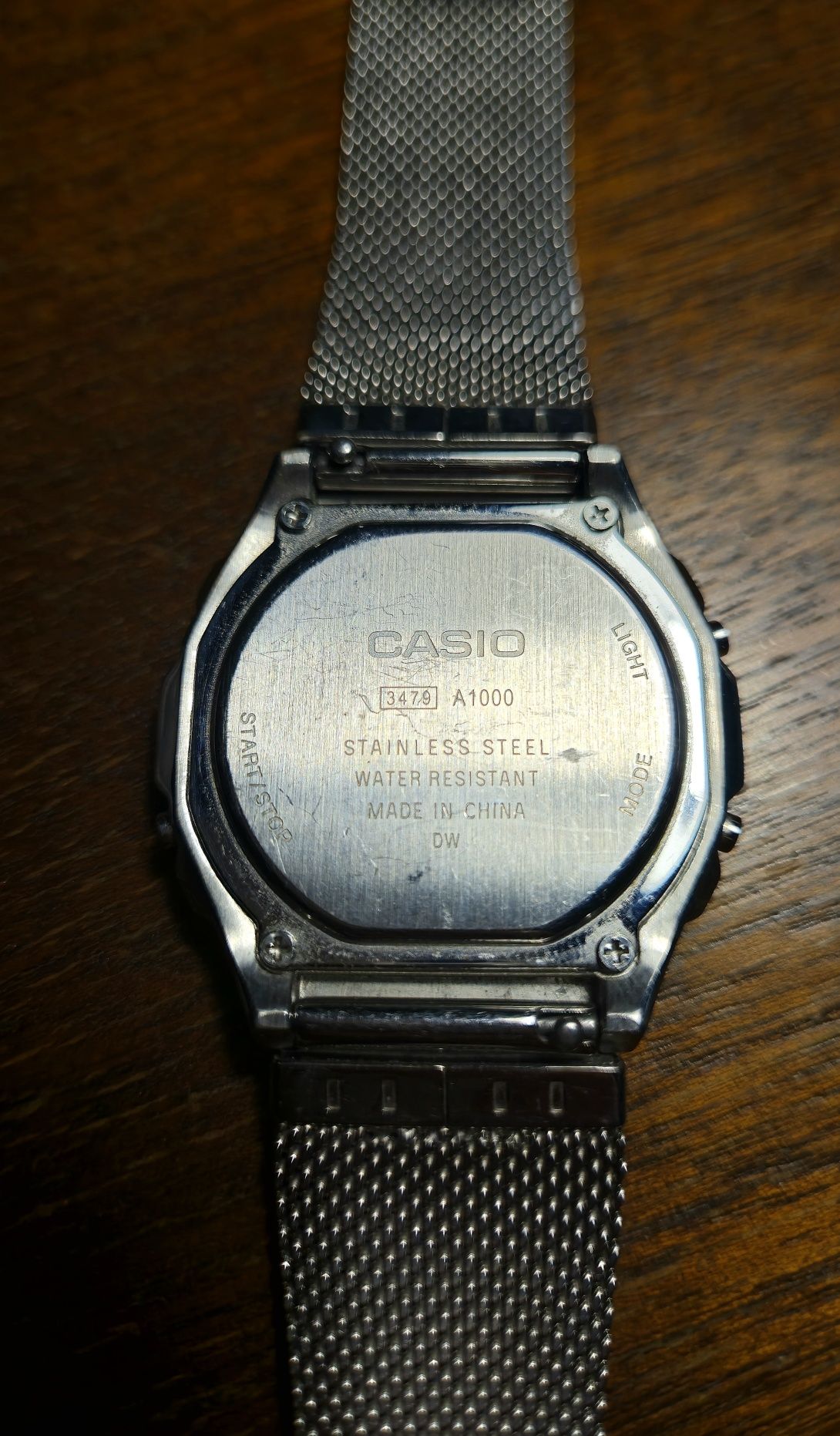 Casio A1000 полностью из нержавейки