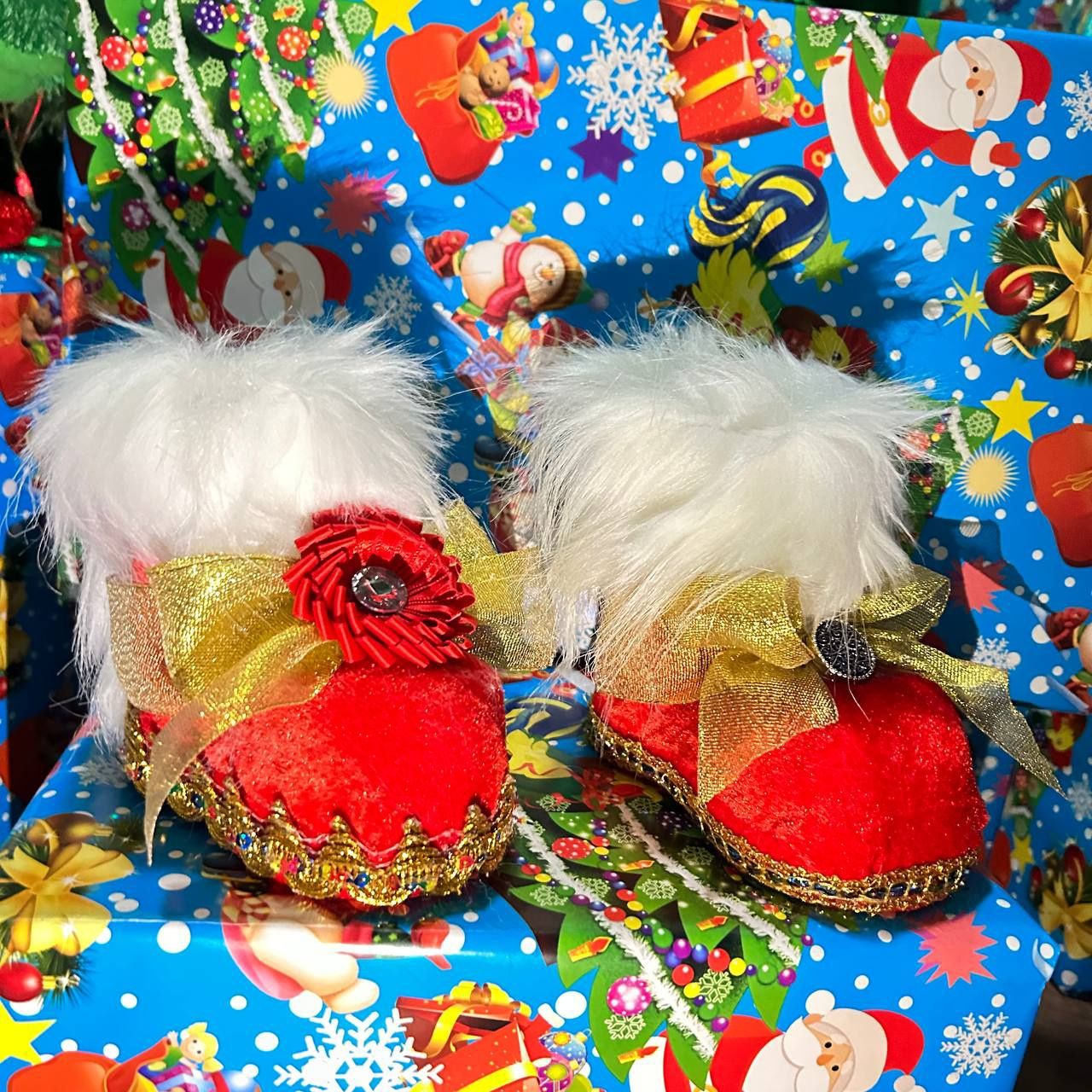 Новогодние Башмачки и новогодние гномы