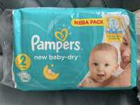 Памперсы  для новорожденных Pampers new baby-dry 144 шт, 4-8 кг.