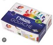Гуашь (6 цветов)