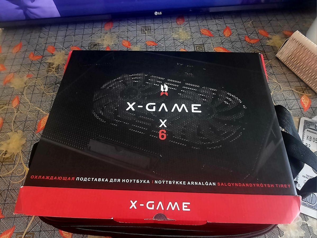 Подставка(вентелятор) для ноутбука  X Game X6, в отличном сост. 5500т