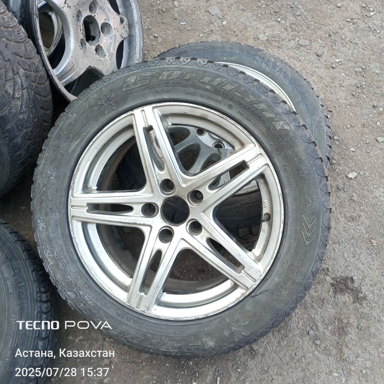Продаю литые диски Mercedes R16 — 3 шт
