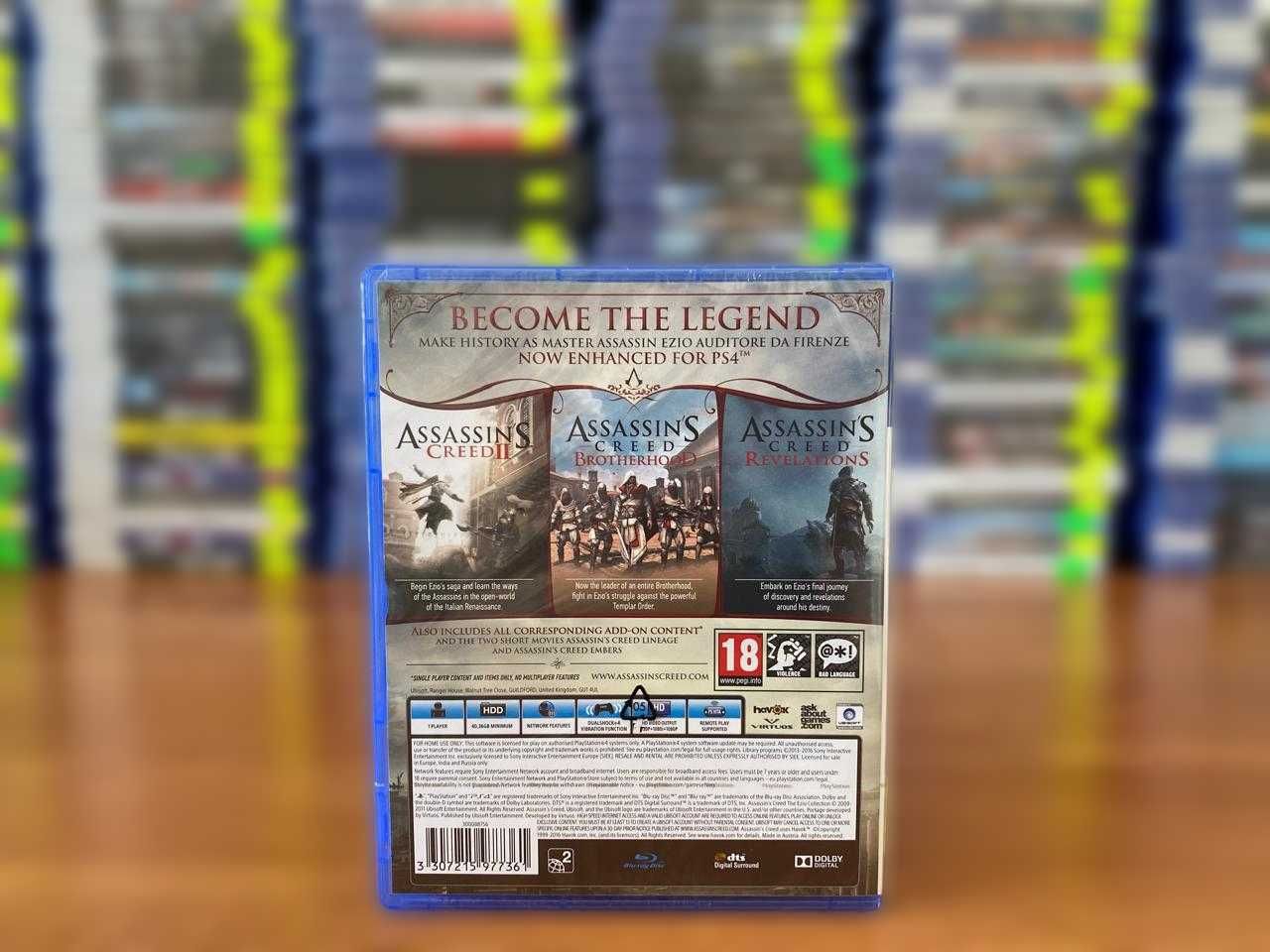 Новый Assassin's Creed The Ezio Collection PS4/PS5/Ассассин Крид Эцио