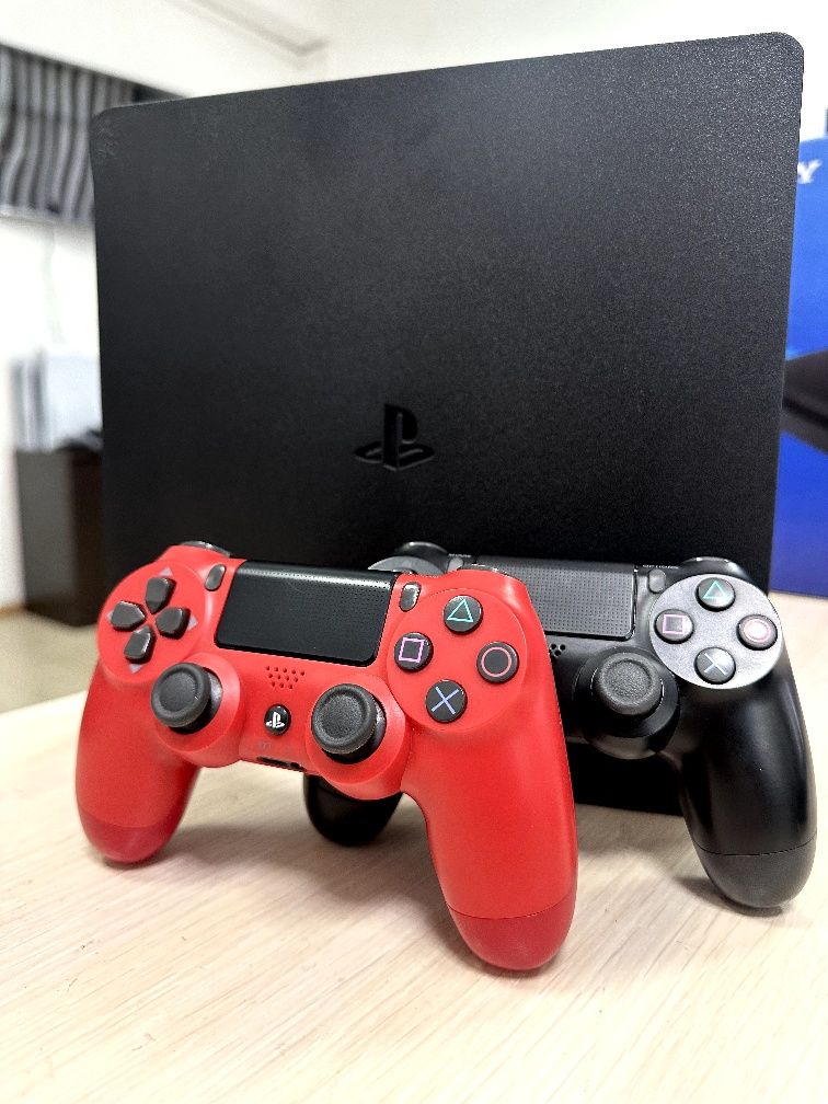Sony Playstation 4 slim  ps4 slim (пс4)+4 игры, гарантии, рассрочка