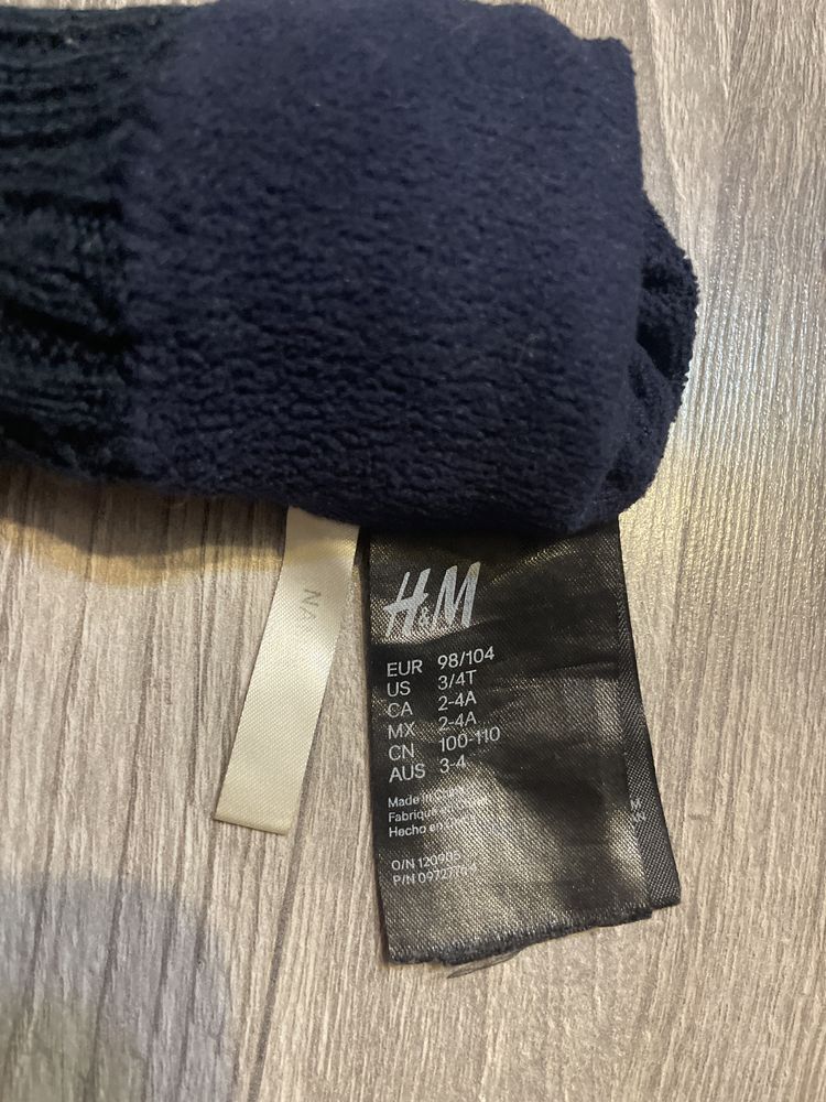 Варежки и перчатки h&m 98 размер (3 года)