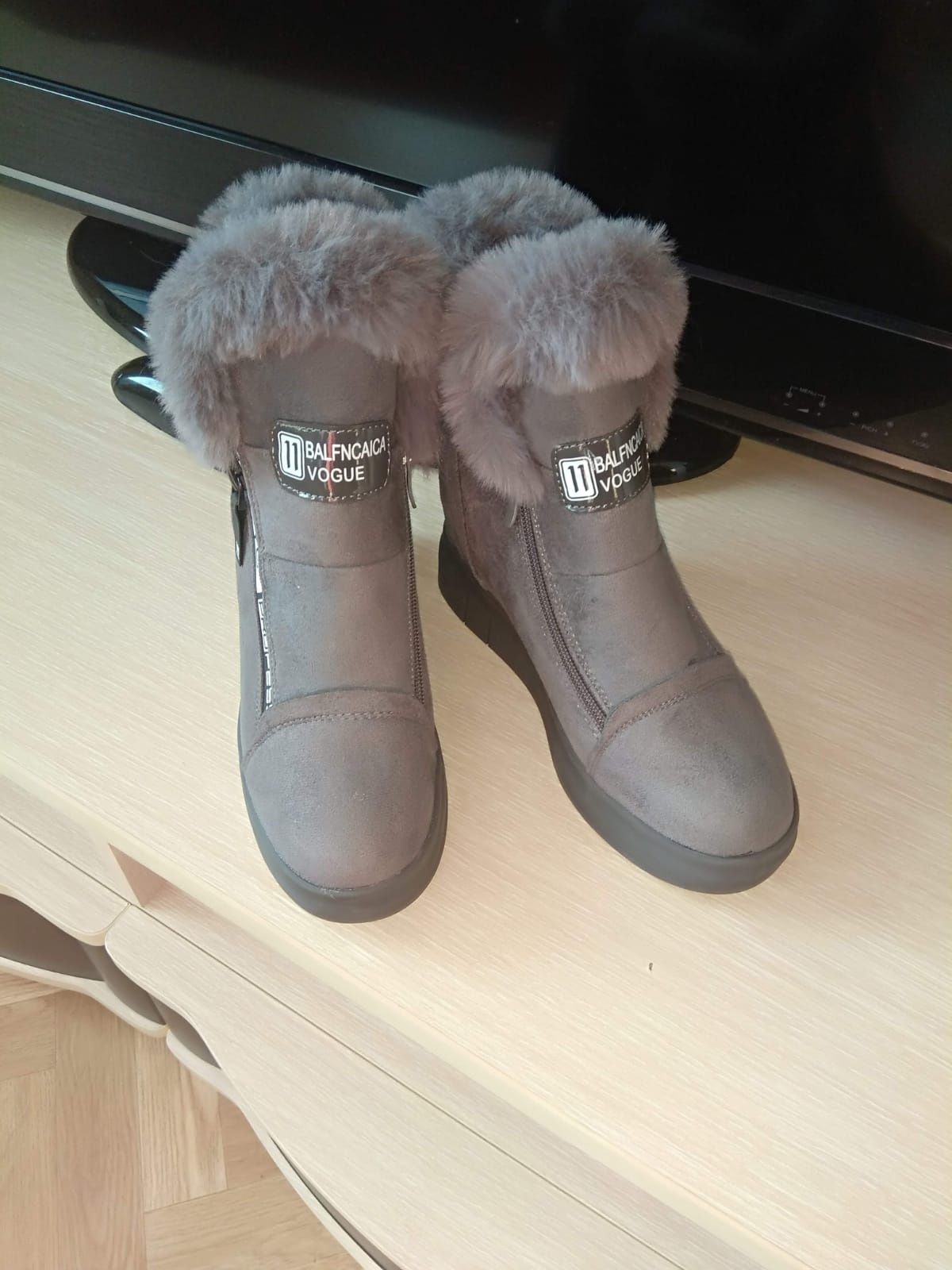 Зимние полусапожки