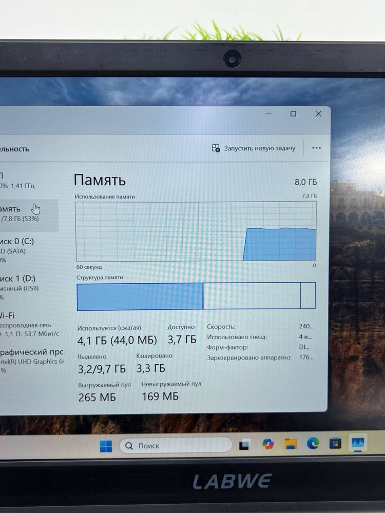 Labwe Celeron N4 Ram 8gb ssd 128gb(2)