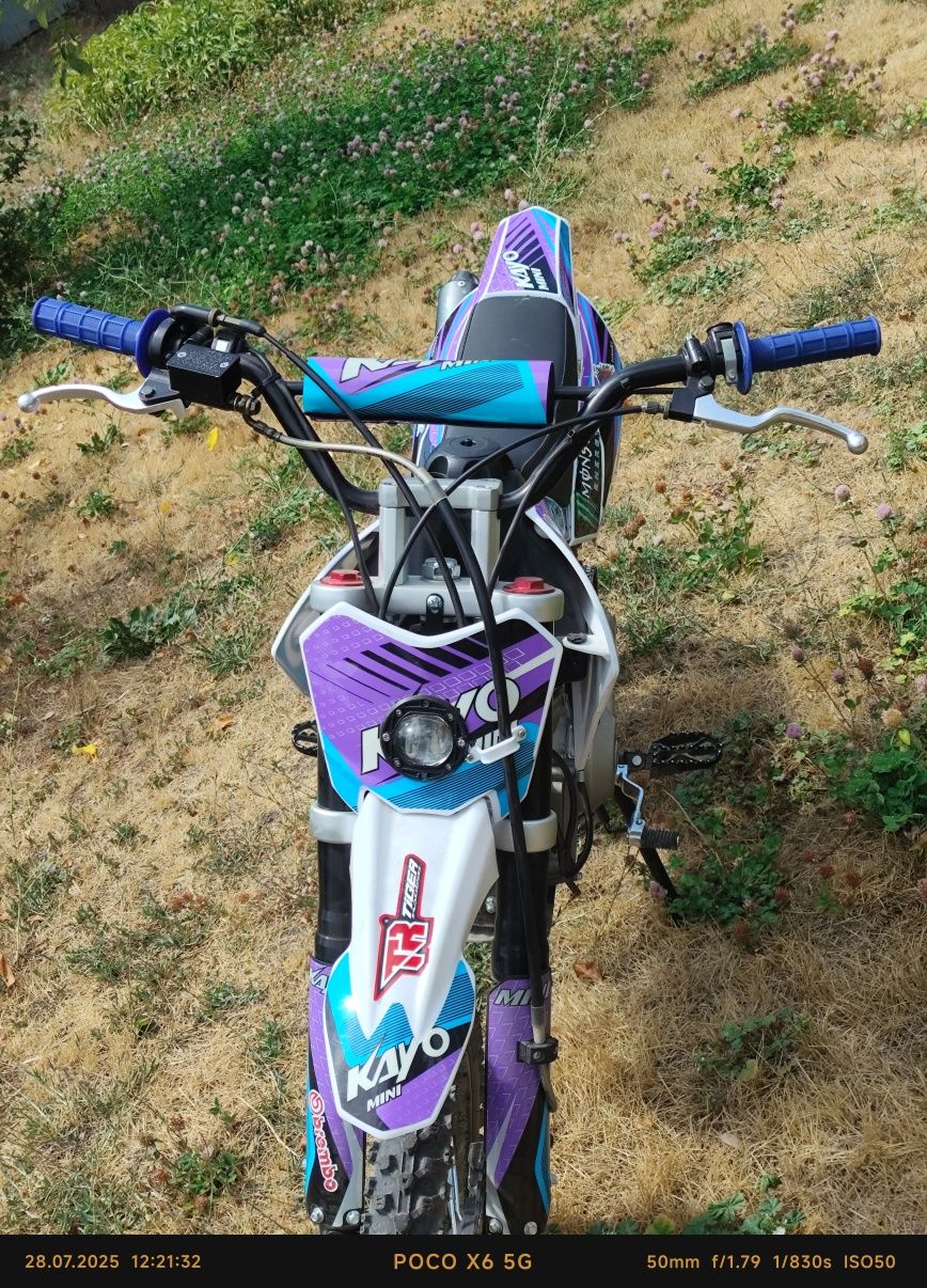 Kayo mini yx125em питбайк 14\12 в хорошем состоянии