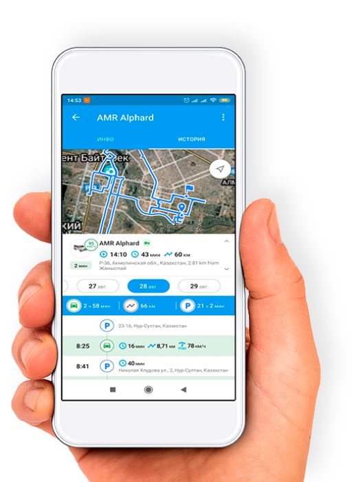 Трекеры GPS С отслеживанием