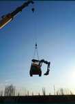 Супер миник экскаватор малютка 3в1 газ водопровод канализация