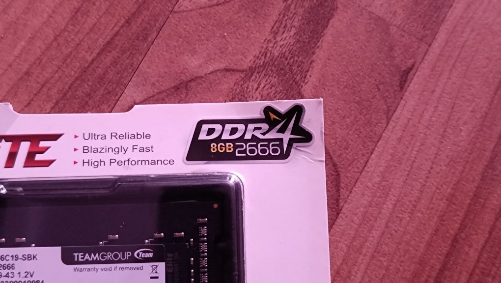 ОЗУ TeamGrup DDR4 2666 MGz, 8 Gb