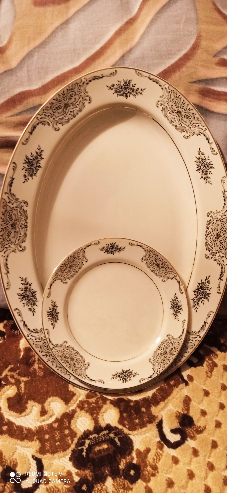 Продам столовый японский (советский) сервиз на 12 персон, ФАРФОР.