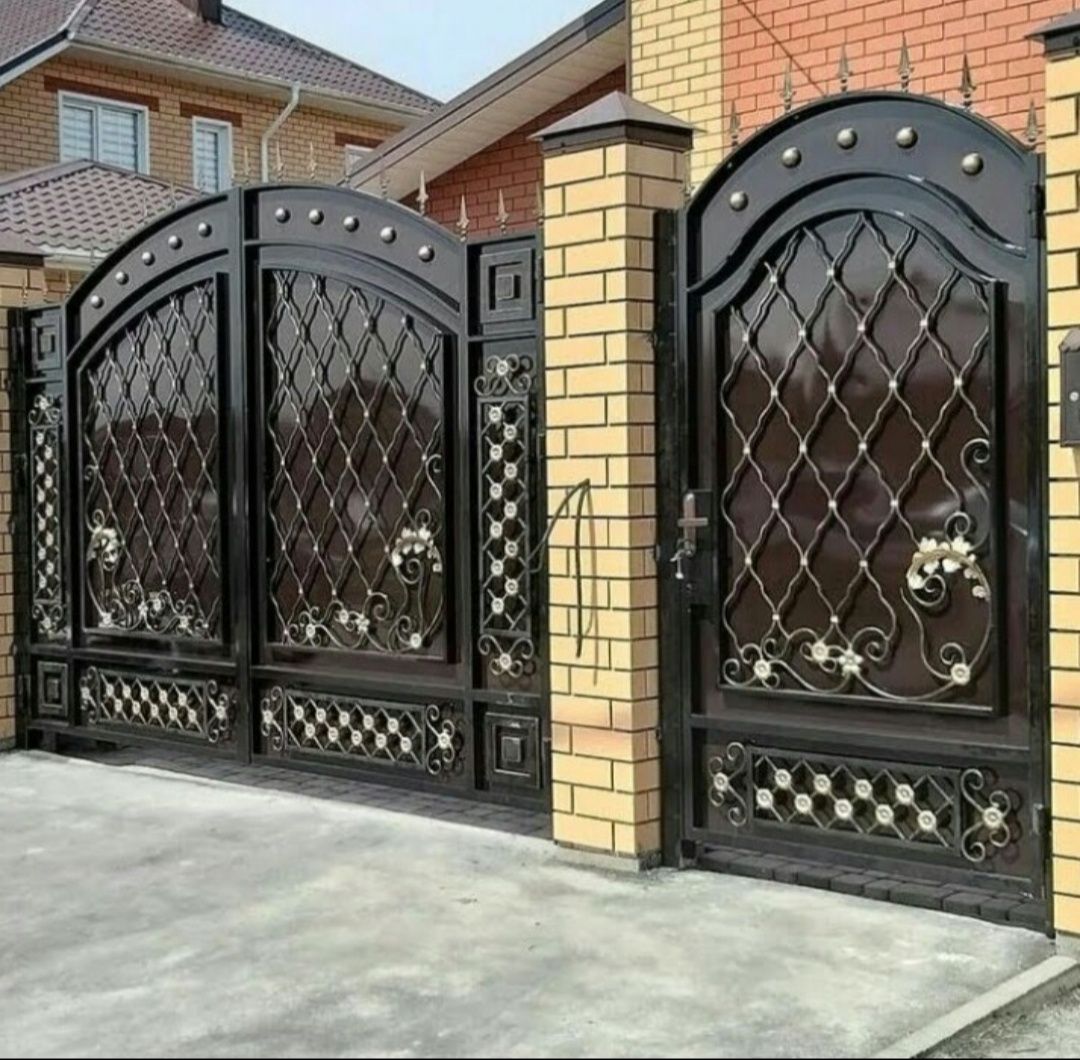 Ворота, Навесы, решетки Мангалы, Автонавесы, перила, козырьки.