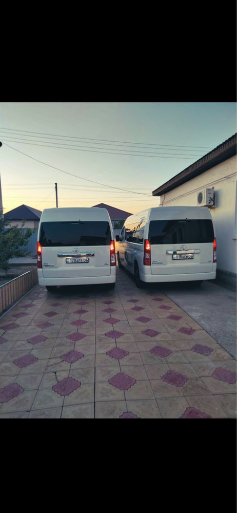 Пассаржирские перевозки Тойота Хайс(TOYOTA HIACE)