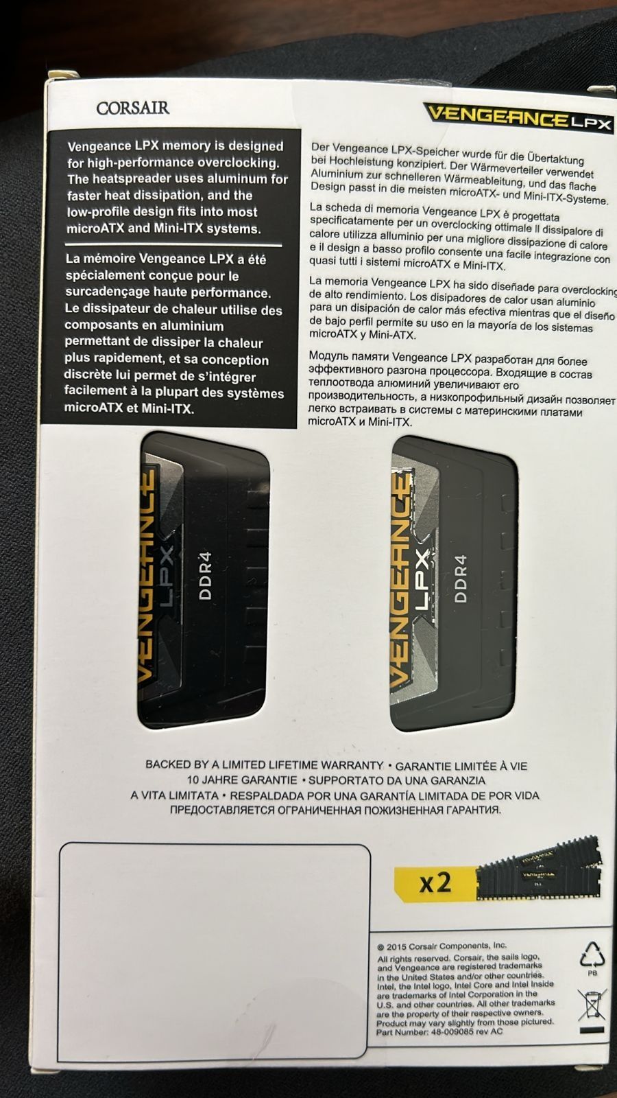 Оперативная память 32гб (2х16) DDR4 3200