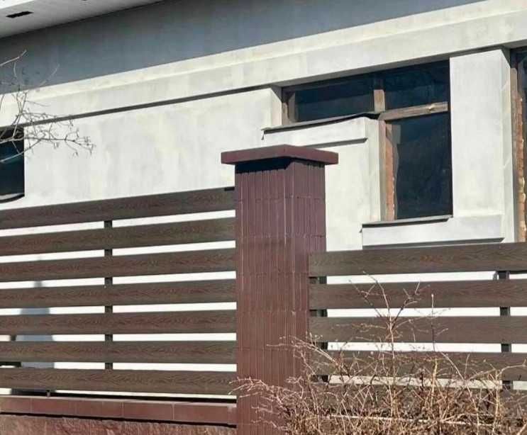 Забор из ДПК с установкой