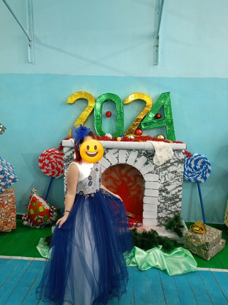 Платье новогодние бальное