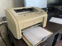 Принтер HP LaserJet 1018 в идеале печатает число 100%