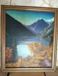 Картина "Кульсай", холст, масло, художник Кулмаханов Д., 2001 г.