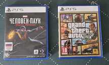 GTA 5 и Человек Паук Майлз Моралес для Sony Playstation 5