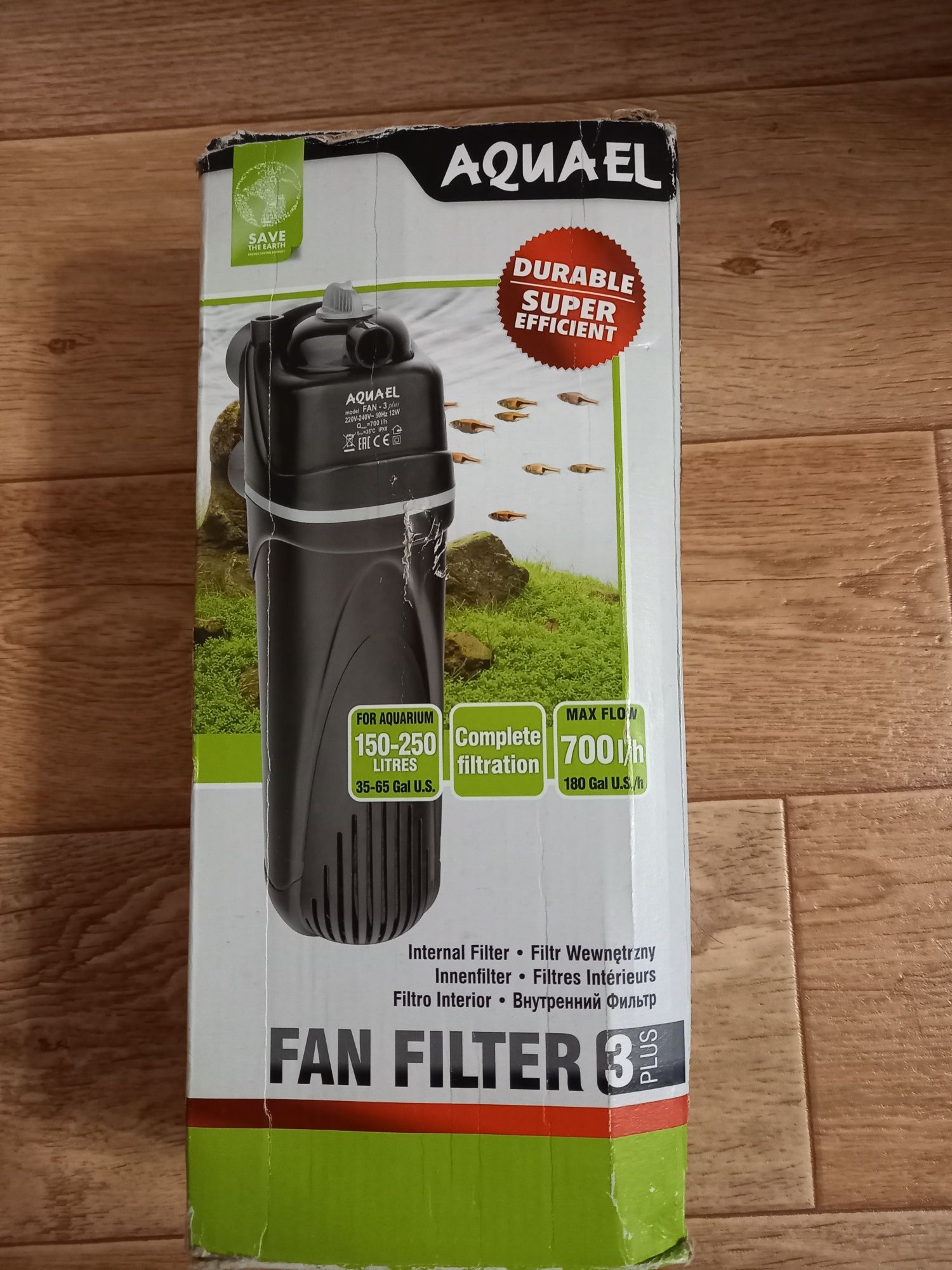 Продаю фильтр AQUAEL внутренний Fan 3 Plus.