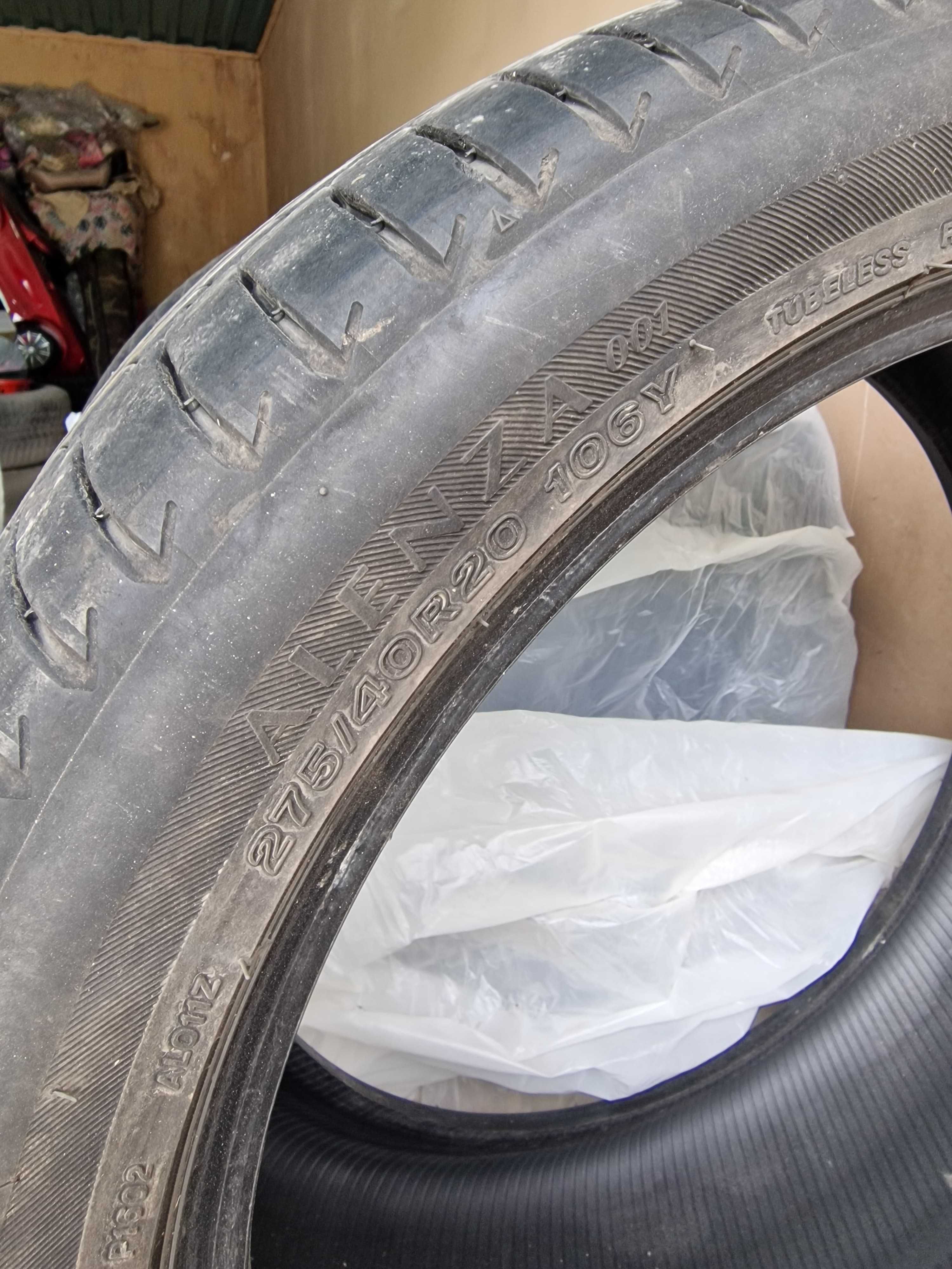 Продам а/шины Bridgestone Alenza 275/40 R20