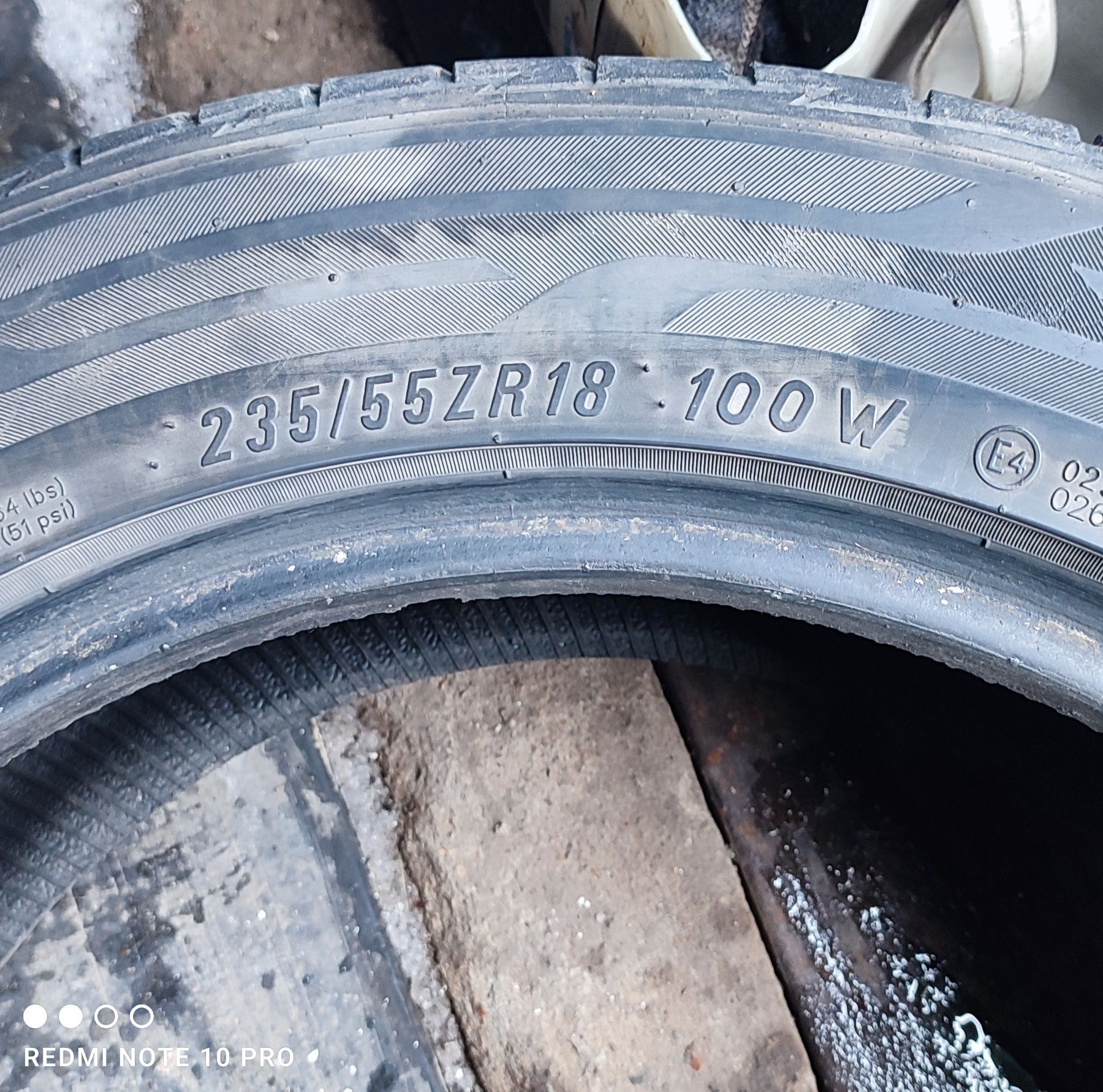 Шины летние 235/55/r18