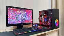 Игровой компьютер Core i5/12GB/SSD/HDD/GTX 1050Ti +20 дюймовый монитор