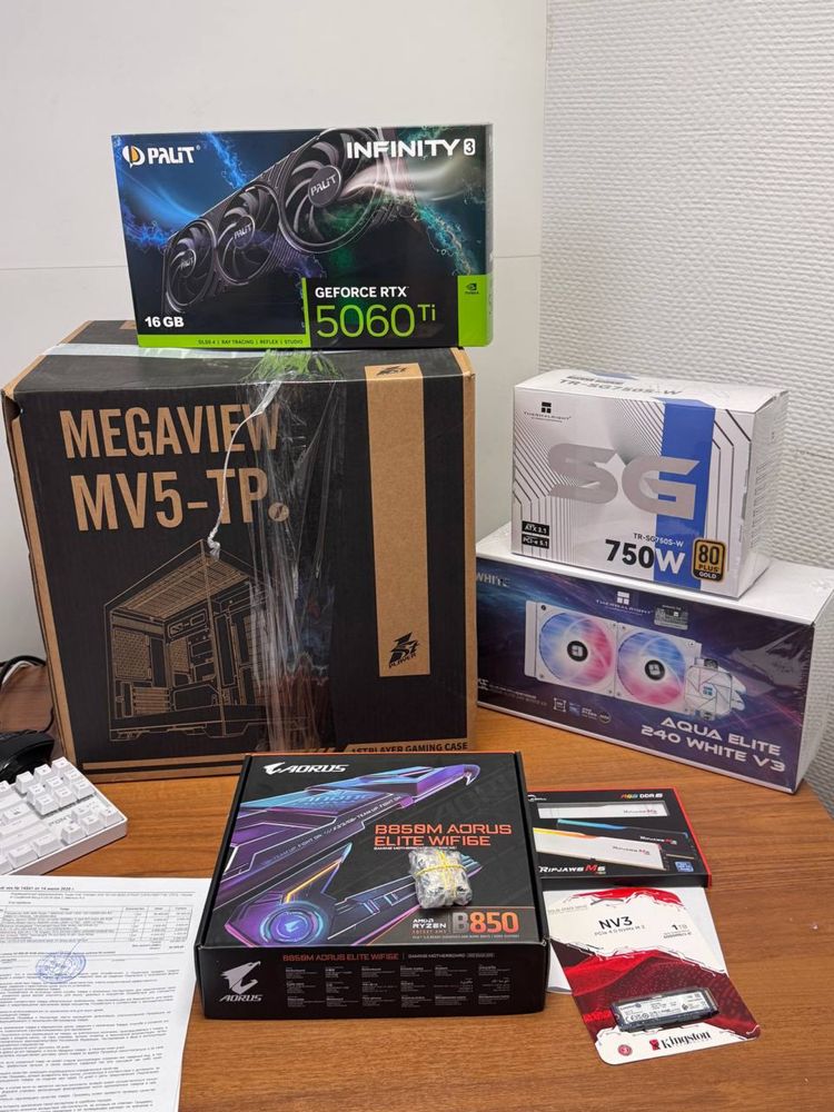 Игровой компьютер Ryzen 5 7600x3d/RTX 5060ti/DDR5 32gb/ M2 1tb