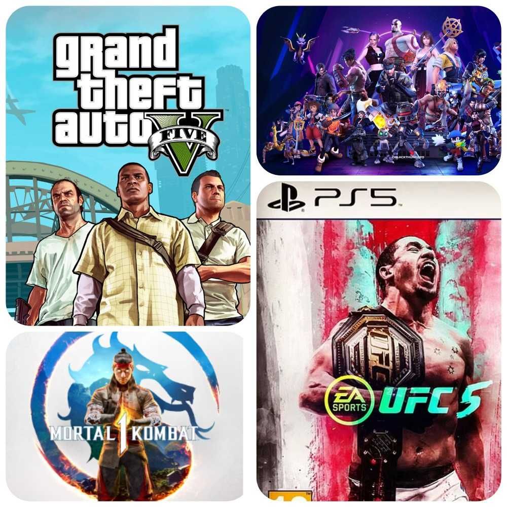 ps4-ps5, пс4-пс5 лицензионные игры !!! FC25 UFC5 MK1 GTA5