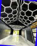 LED светильники соты линии любой рисунок для ангара
