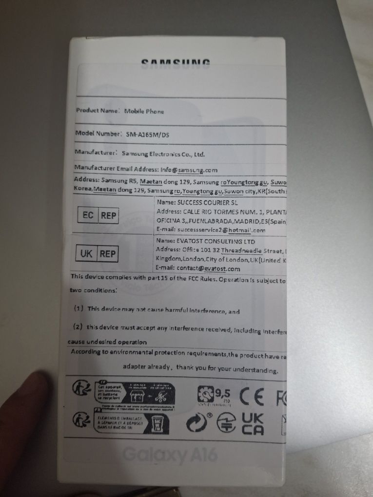 Samsung a16 128 gb (Light Blue)