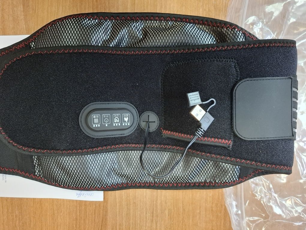 Пояс лечебный с подогревом и массажем через USB порт