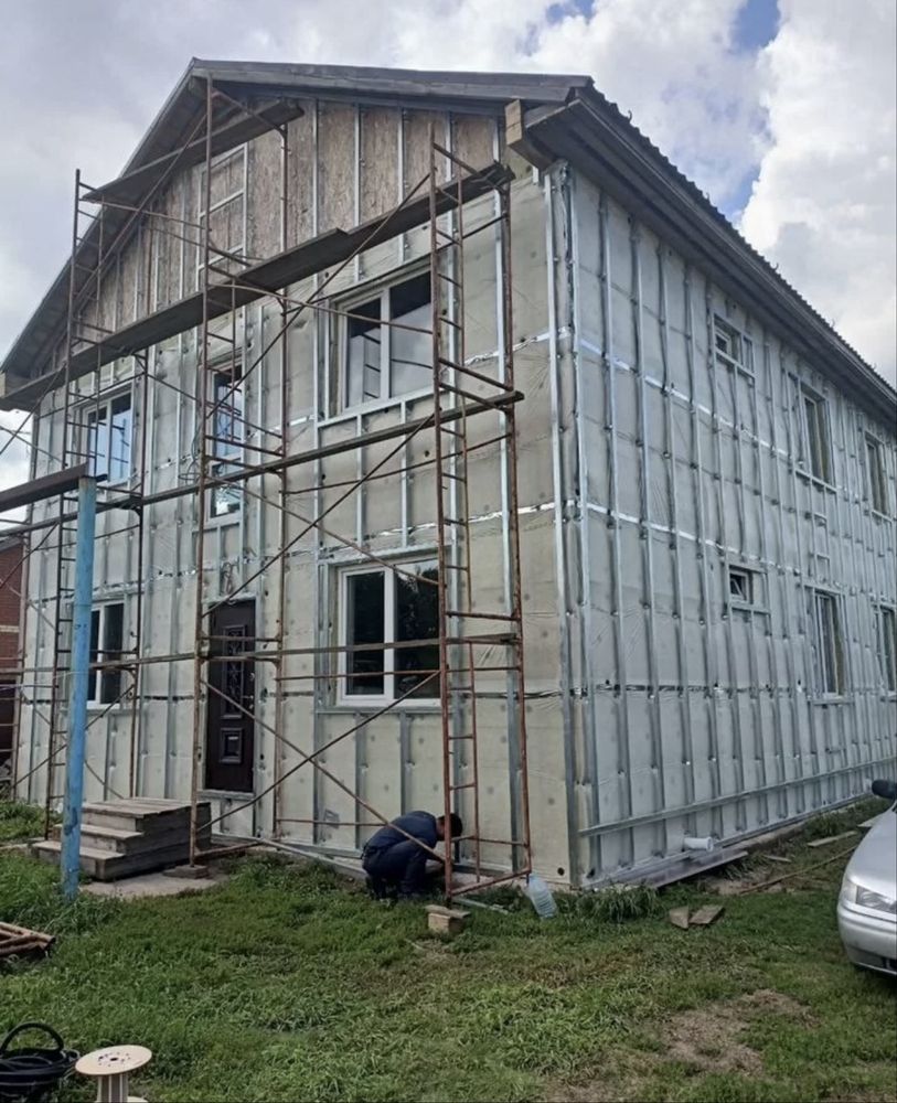 Фасадные работы, отделка дома, строителные работы, любой сложности.
