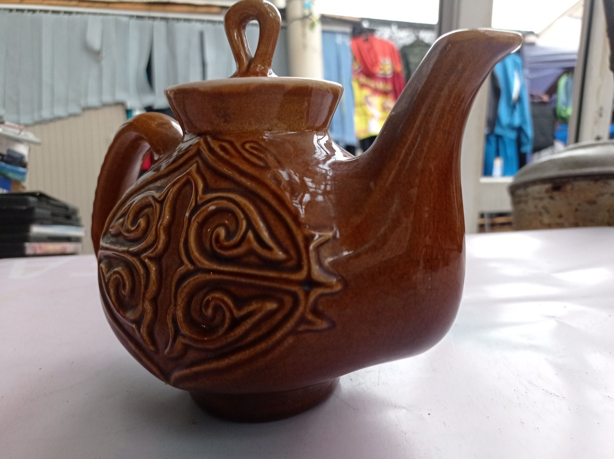 Продам олимпиада 80г фарфоровый чайник СССР очень хороший вариант для