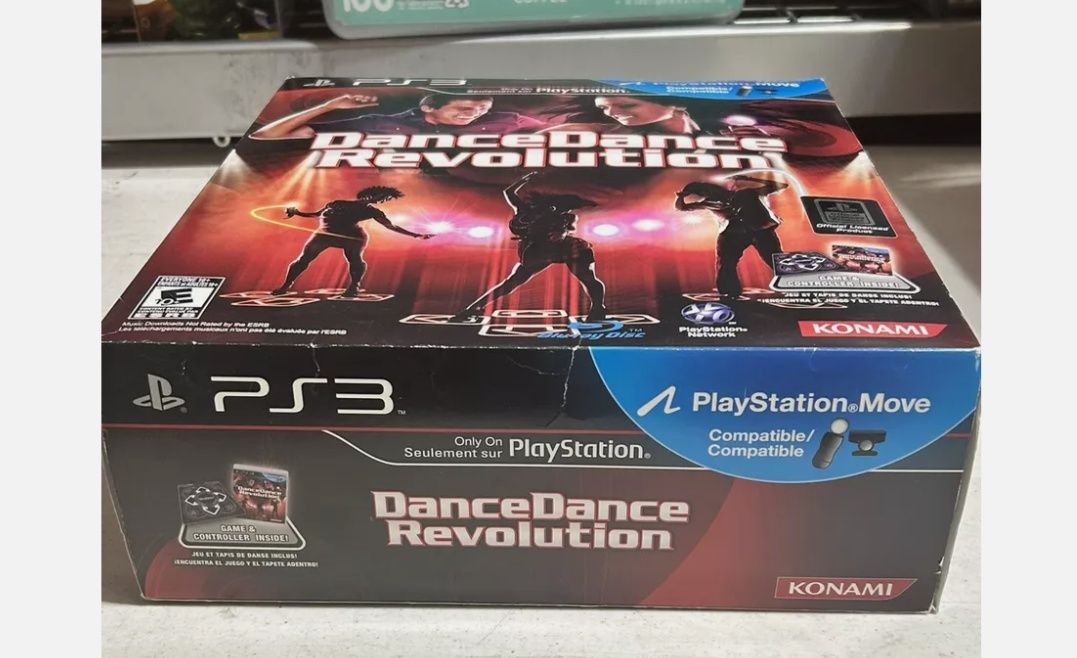 Игра на пс 3 диск + танцевальный коврик в оригинальной коробке