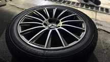 Диски AMG оригинал, R19 с зимними шинами Yokohama